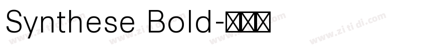 Synthese Bold字体转换